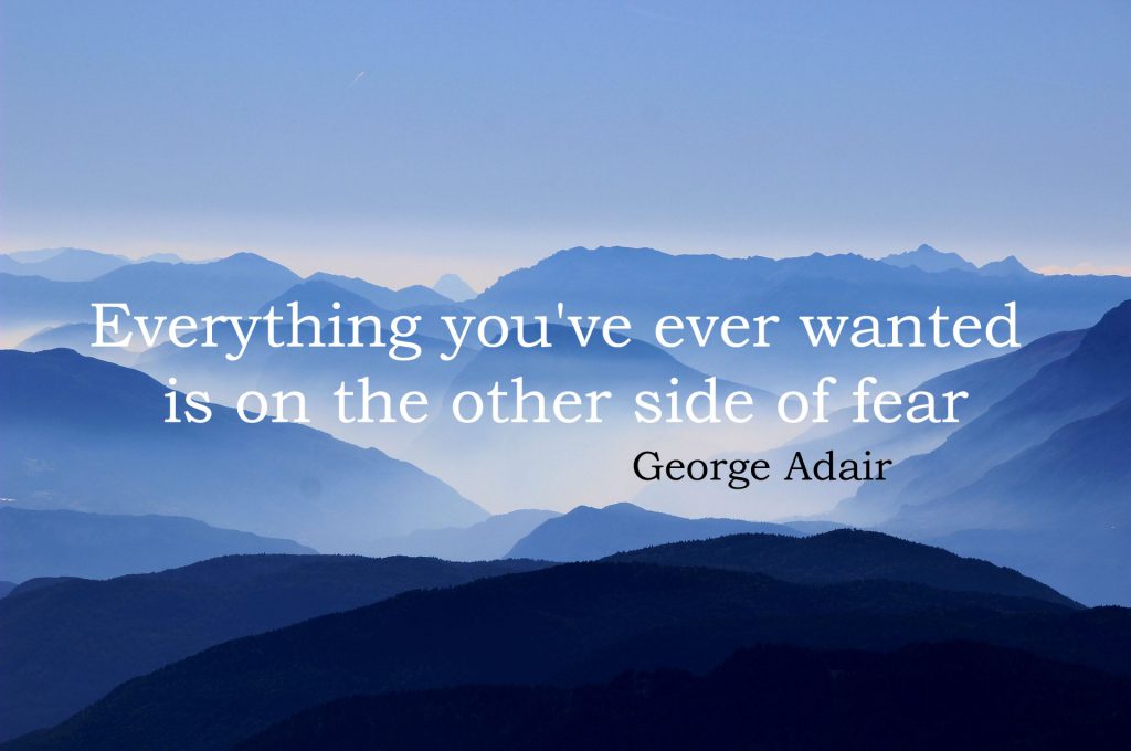 Everything we ever wanted is on the other side of fear